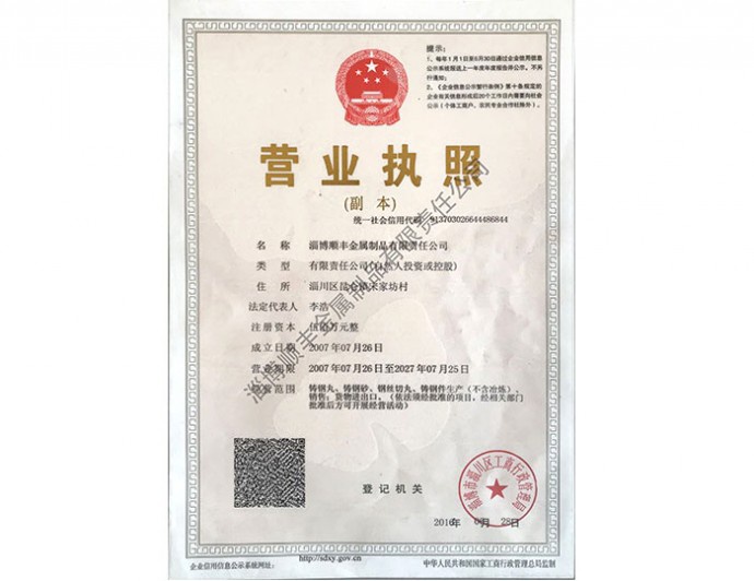 企业营业执照